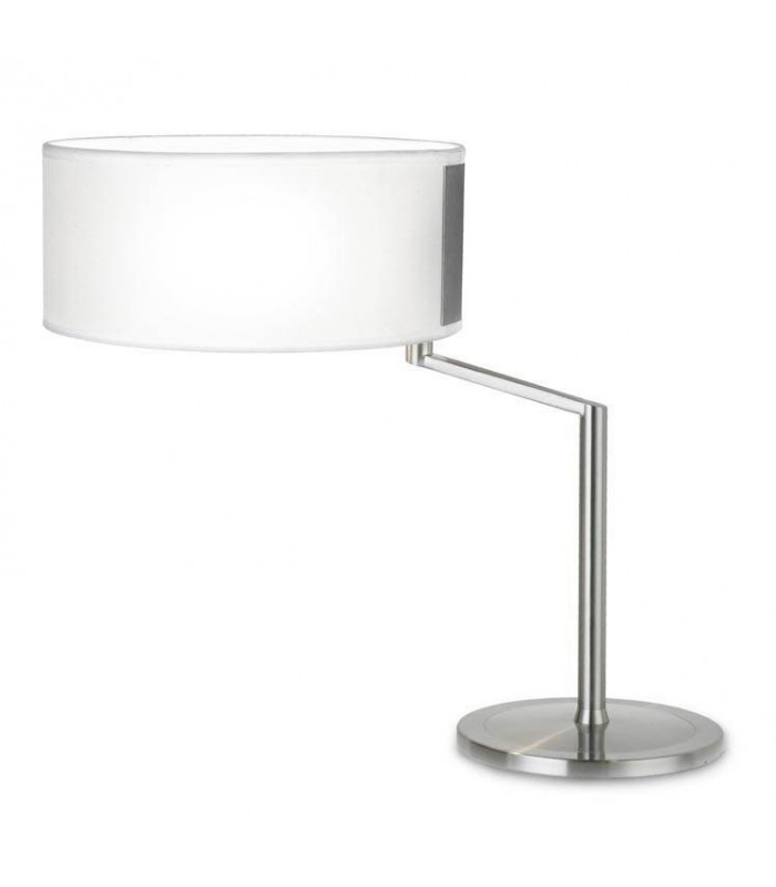 1 Light Table Lamp Satin Nickel, E27 - 1