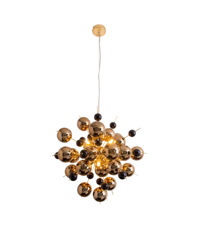 Explosion 65cm Spherical Pendant Ceiling Light Gold 10xG9-8