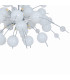 Explosion 98cm Spherical Pendant Ceiling Light White 10xG9-9
