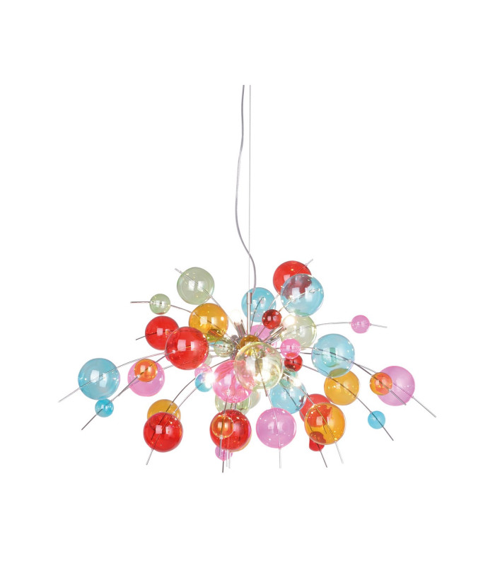 Explosion 98cm Spherical Pendant Ceiling Light Multi Colour 10xG9-5