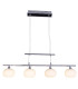 Kemi LED Bar Pendant Ceiling Light Chrome 2700K