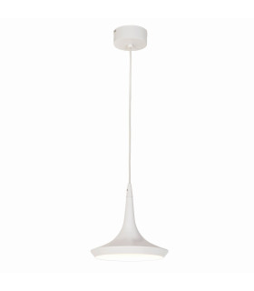 Oslo LED 22cm Dome Pendant Ceiling Light White 3000K