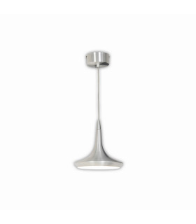 Oslo LED 22cm Dome Pendant Ceiling Light Aluminium 3000K-1