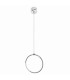 Loop Line LED Ring Pendant Ceiling Light Chrome 3000K-3