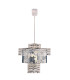 Fancy 32cm Pendant Ceiling Light Chrome 1xE27-4