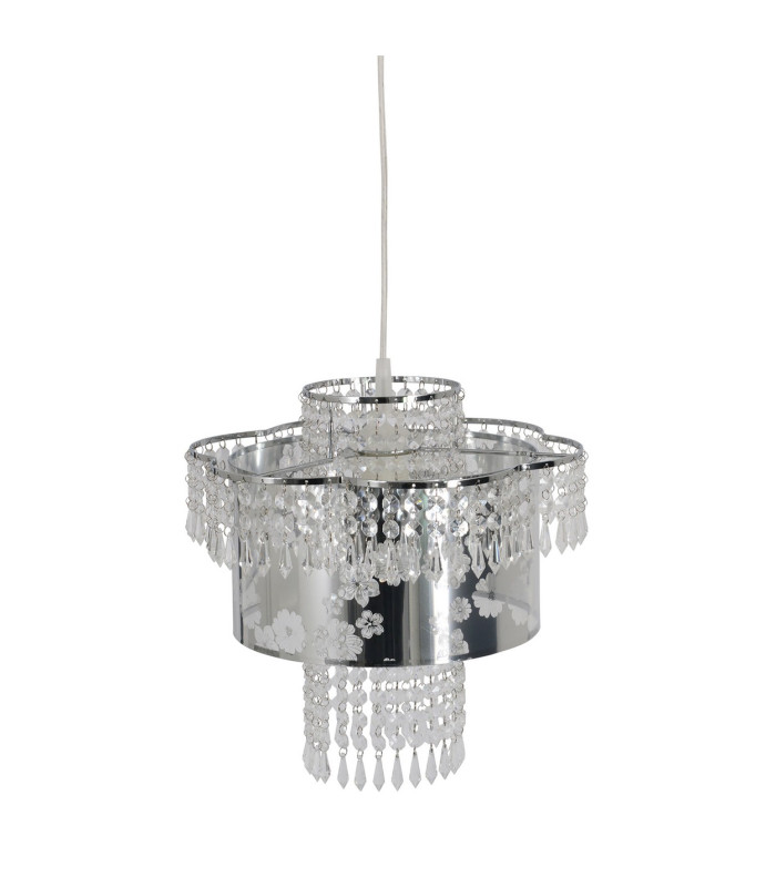 Fancy 32cm Pendant Ceiling Light Chrome 1xE27-5