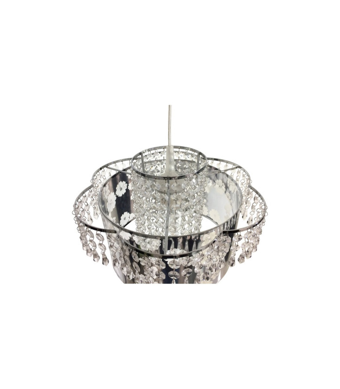 Fancy 32cm Pendant Ceiling Light Chrome 1xE27-6