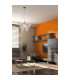 Fancy 38cm Pendant Ceiling Light Chrome 1xE27-2
