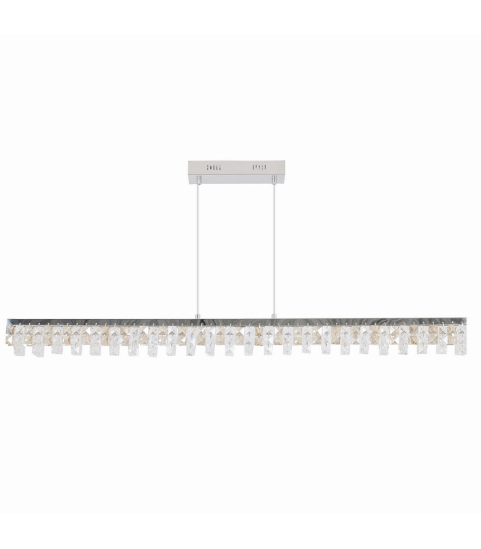 Diamonds LED Bar Pendant Ceiling Light Chrome 3000K-5