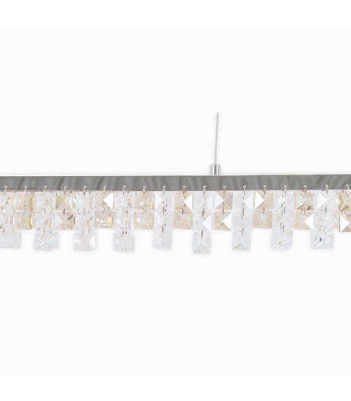 Diamonds LED Bar Pendant Ceiling Light Chrome 3000K-6