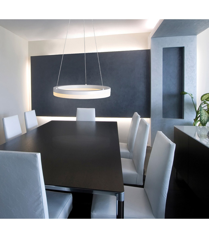 Saturn Dimmable LED Pendant Ceiling Light White 3000K-3