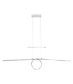 Naeve LED Bar Pendant Ceiling Light Silver 3000K-1