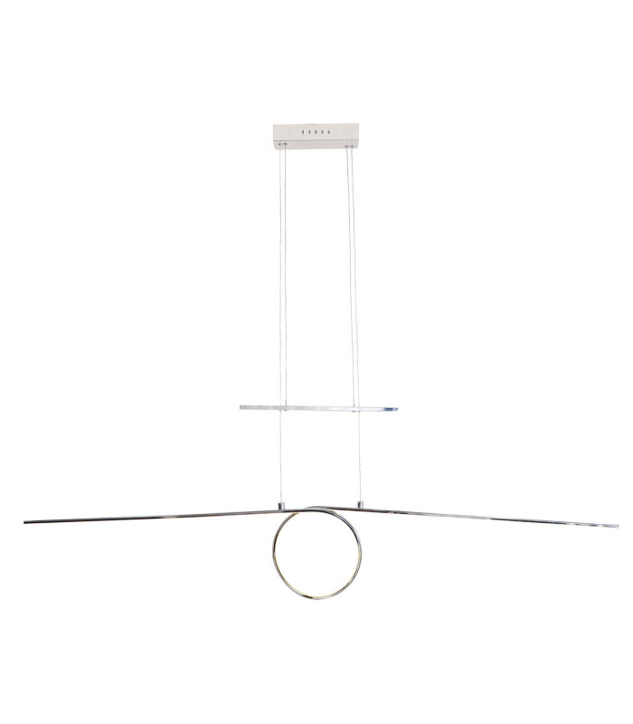 Naeve LED Bar Pendant Ceiling Light Silver 3000K-1