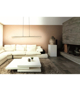 Bones 2 LED Bar Pendant Ceiling Light Chrome 2800-3200K-2