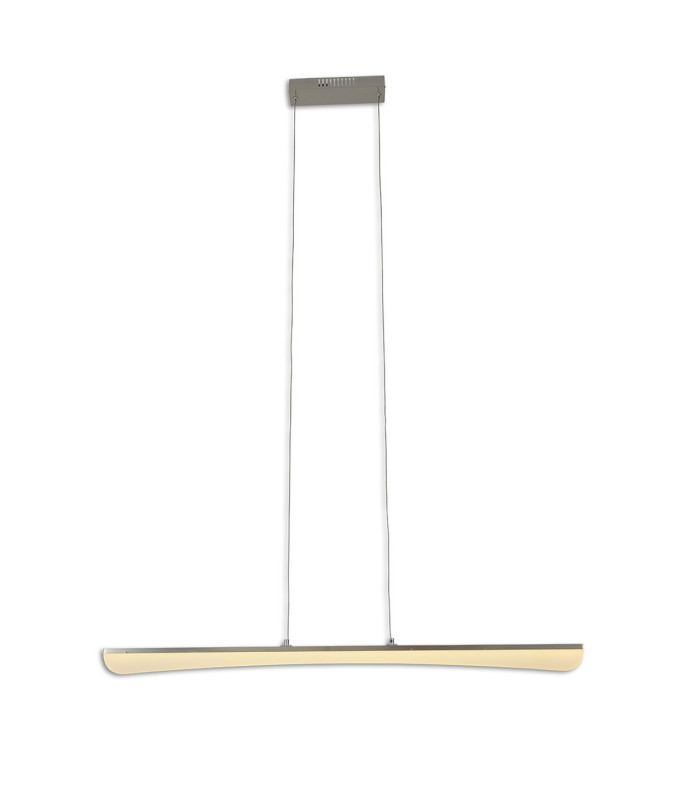 Bones 2 LED Bar Pendant Ceiling Light Chrome 2800-3200K-4
