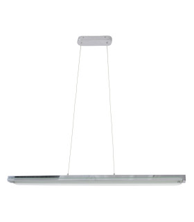 Beam Dimmable LED Bar Pendant Ceiling Light Chrome 2700-6000K Remote Control-1