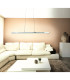 Beam Dimmable LED Bar Pendant Ceiling Light Chrome 2700-6000K Remote Control-2