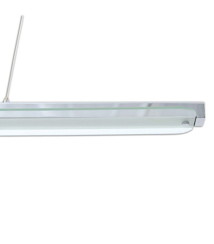 Beam Dimmable LED Bar Pendant Ceiling Light Chrome 2700-6000K Remote Control-4
