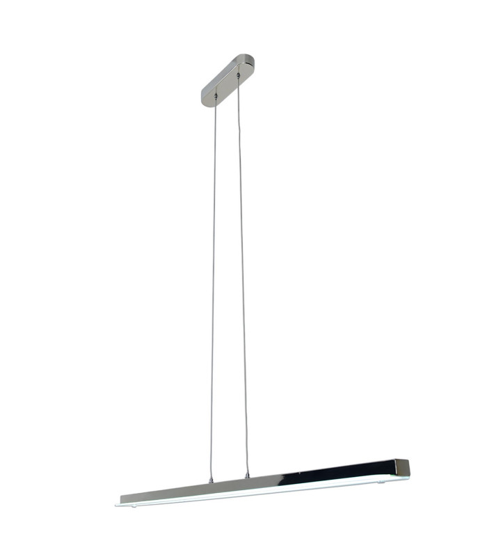 Beam Dimmable LED Bar Pendant Ceiling Light Chrome 2700-6000K Remote Control-6