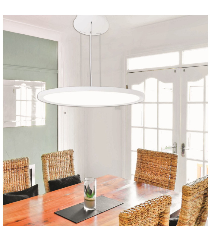 Frisbee Dimmable LED Pendant Ceiling Light Warm White 3000K-2