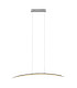 Surf Dimmable LED Bar Pendant Ceiling Light Chrome 3000K-1