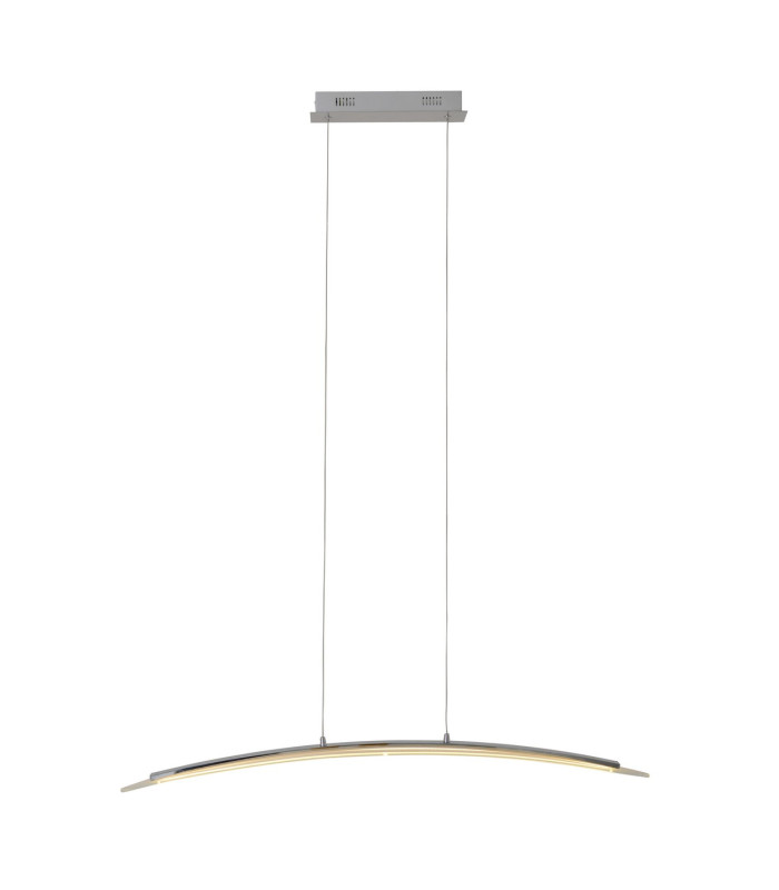 Surf Dimmable LED Bar Pendant Ceiling Light Chrome 3000K-1