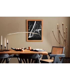 Surf Dimmable LED Bar Pendant Ceiling Light Chrome 3000K-2