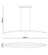 Surf Dimmable LED Bar Pendant Ceiling Light Chrome 3000K-3