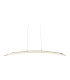 Surf Dimmable LED Bar Pendant Ceiling Light Chrome 3000K-4