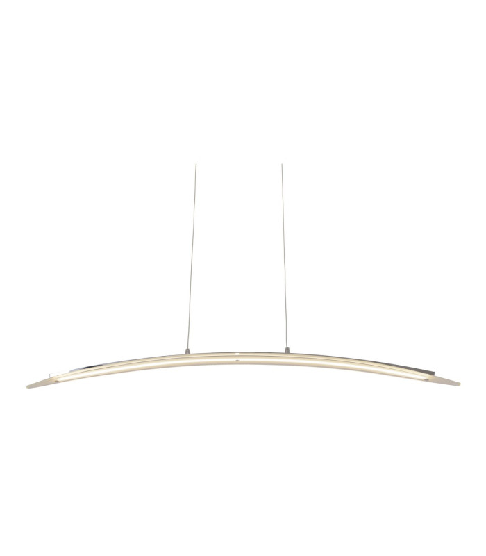 Surf Dimmable LED Bar Pendant Ceiling Light Chrome 3000K-4