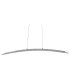 Surf Dimmable LED Bar Pendant Ceiling Light Chrome 3000K-5