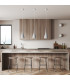 Lima LED Slim Pendant Ceiling Light White 3000K-2