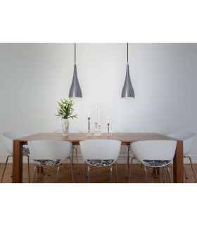 Lima LED Slim Pendant Ceiling Light Steel-Blank 3000K-2