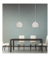 Cusco LED Dome Pendant Ceiling Light Silver 3000K-2