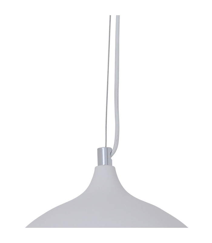 Cusco LED Dome Pendant Ceiling Light Silver 3000K-5
