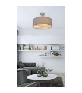 New York Cylindrical Ceiling Light Grey 3xE27-2