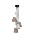 Boho Cluster Pendant Ceiling Light Beige-1