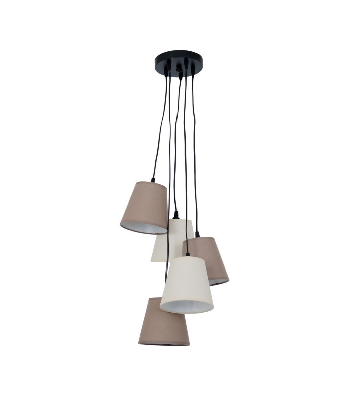 Boho Cluster Pendant Ceiling Light Beige-1