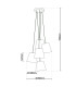Boho Cluster Pendant Ceiling Light Beige-4