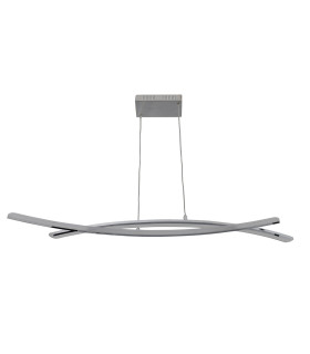 Theo Dimmable LED Bar Pendant Ceiling Light Chrome 3000K-1