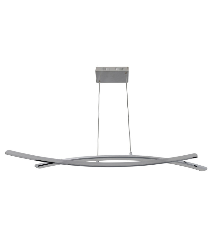 Theo Dimmable LED Bar Pendant Ceiling Light Chrome 3000K-1