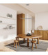 Theo Dimmable LED Bar Pendant Ceiling Light Chrome 3000K-4