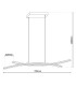 Theo Dimmable LED Bar Pendant Ceiling Light Chrome 3000K-5