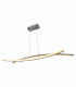 Theo Dimmable LED Bar Pendant Ceiling Light Chrome 3000K-6