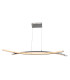 Theo Dimmable LED Bar Pendant Ceiling Light Chrome 3000K-7