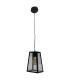 Alex Lanterns Pendant Ceiling Light Black 1xE27-1