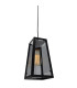 Alex Lanterns Pendant Ceiling Light Black 1xE27-3