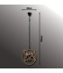 Regia Wire Frame Pendant Ceiling Light Beige 3xE14-8