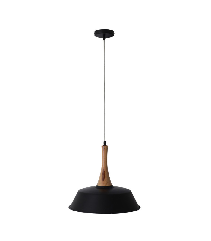 Culum Dome Pendant Ceiling Light Black 1xE27-1