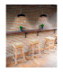 Culum Dome Pendant Ceiling Light Black 1xE27-4